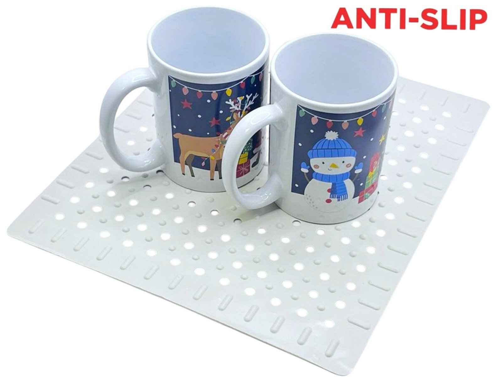 RUBBER SINK MAT NON SLIP KITCHEN DRAINER DRAINING DRAIN PROTECTOR MAT 31 x 26cm