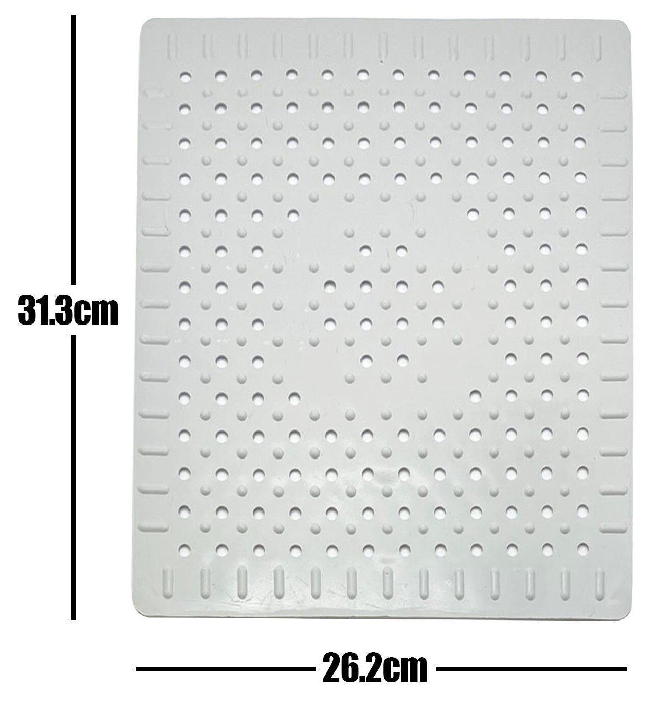 RUBBER SINK MAT NON SLIP KITCHEN DRAINER DRAINING DRAIN PROTECTOR MAT 31 x 26cm