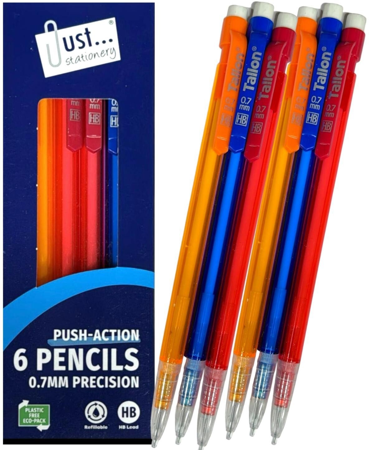 12x Mechanical Pencil Set 0.7mm Automatic Pencil Propelling Pencil Clutch Pencil