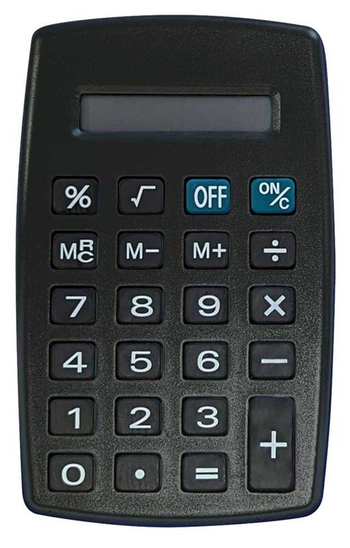 Mini Pocket Calculator Small 8 Digit Display Office Home School Stationery UK