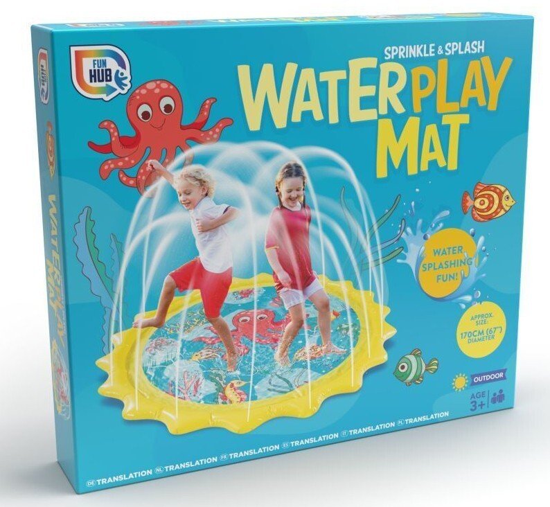 Large 170cm Sprinkler splash mat Summer Outdoor Water Pool Toys for kids & dogs