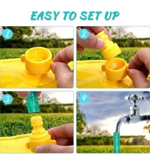 Large 170cm Sprinkler splash mat Summer Outdoor Water Pool Toys for kids & dogs