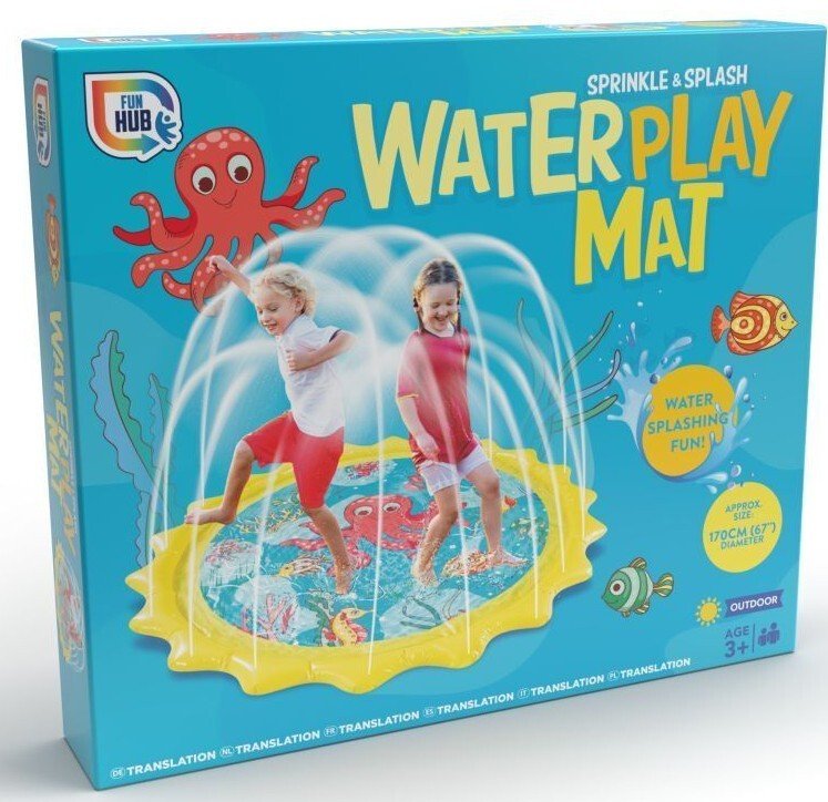 Large 170cm Sprinkler splash mat Summer Outdoor Water Pool Toys for kids & dogs