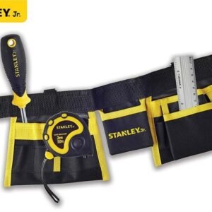Stanley Jr.. Heavy Duty Tool Belt, Junior Kids Tools Multi Pockets Ages 5+