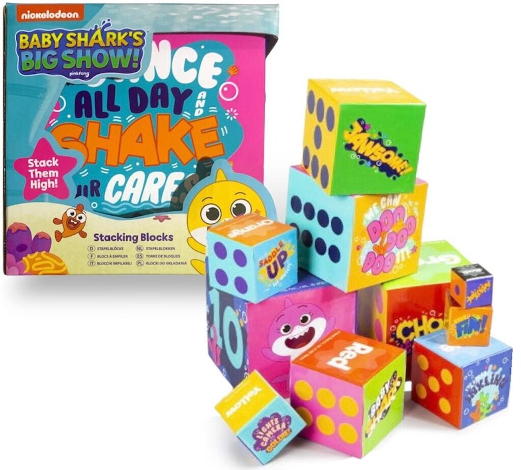 Official Baby Shark Stacking Blocks Problem Solving & Kids Educational Toys Gift