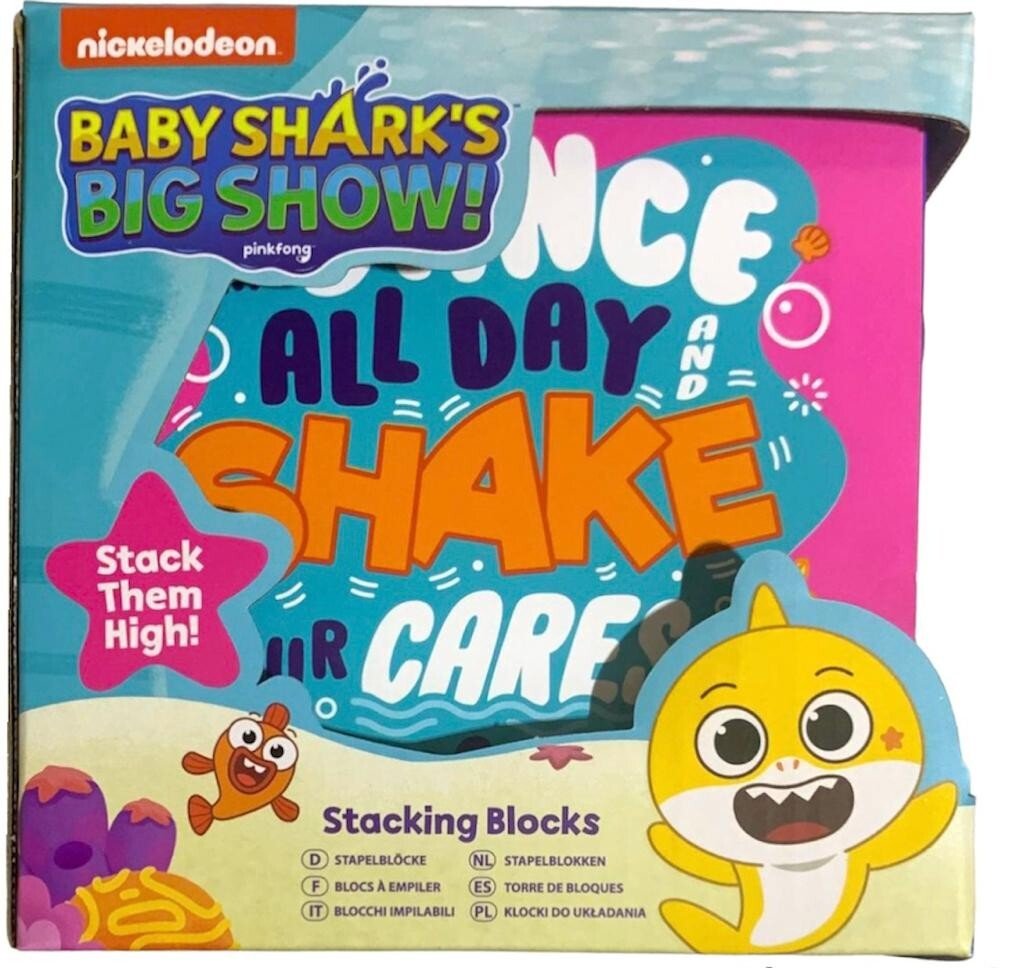 Official Baby Shark Stacking Blocks Problem Solving & Kids Educational Toys Gift