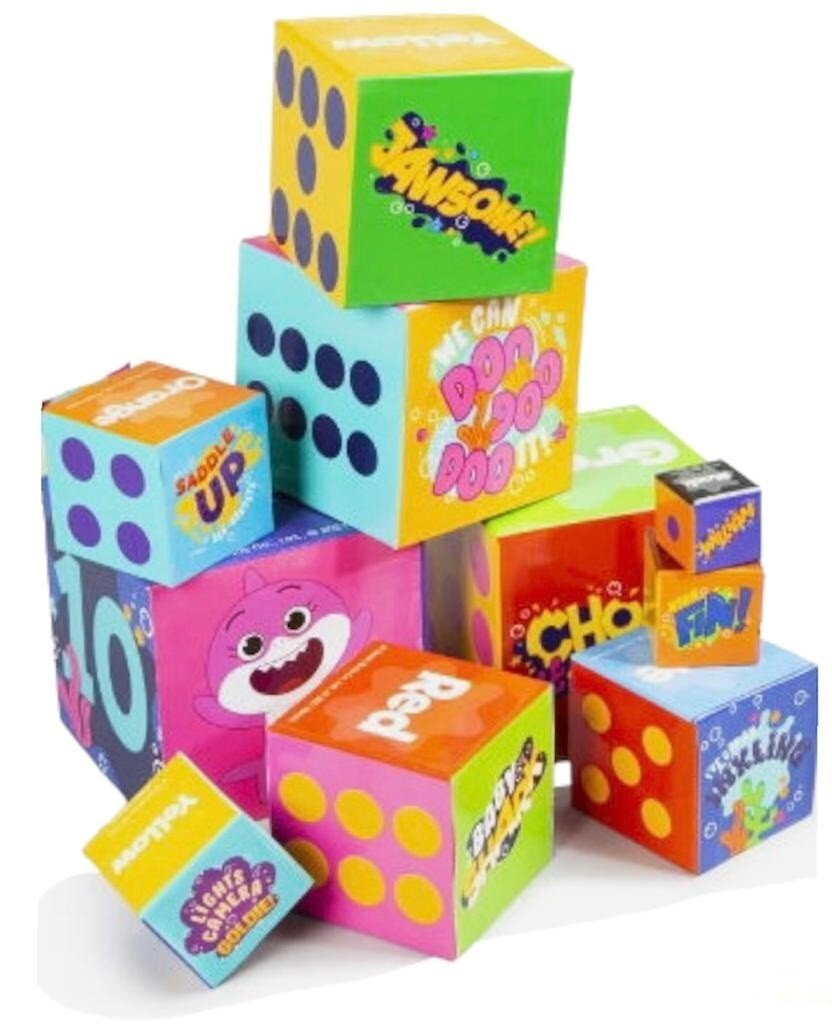 Official Baby Shark Stacking Blocks Problem Solving & Kids Educational Toys Gift