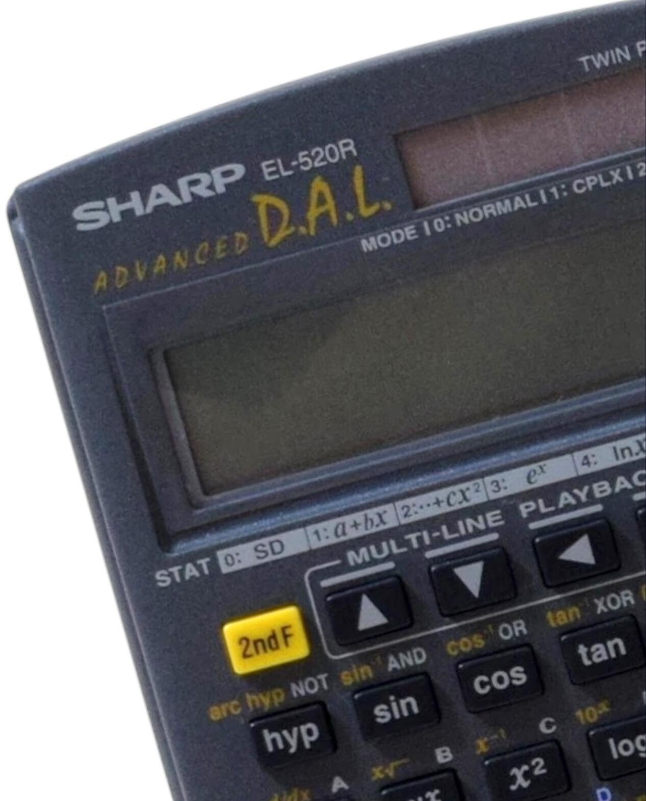SCIENTIFIC CALCULATOR ELECTRONIC OFFICE SCHOOL EXAMS GCSE WORK OFFICE-SHARP