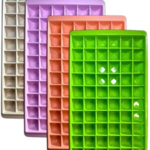 Mini Ice Cube Tray 60 Grid Frozen Small Square Cubes Tray Maker Mold BPA Free