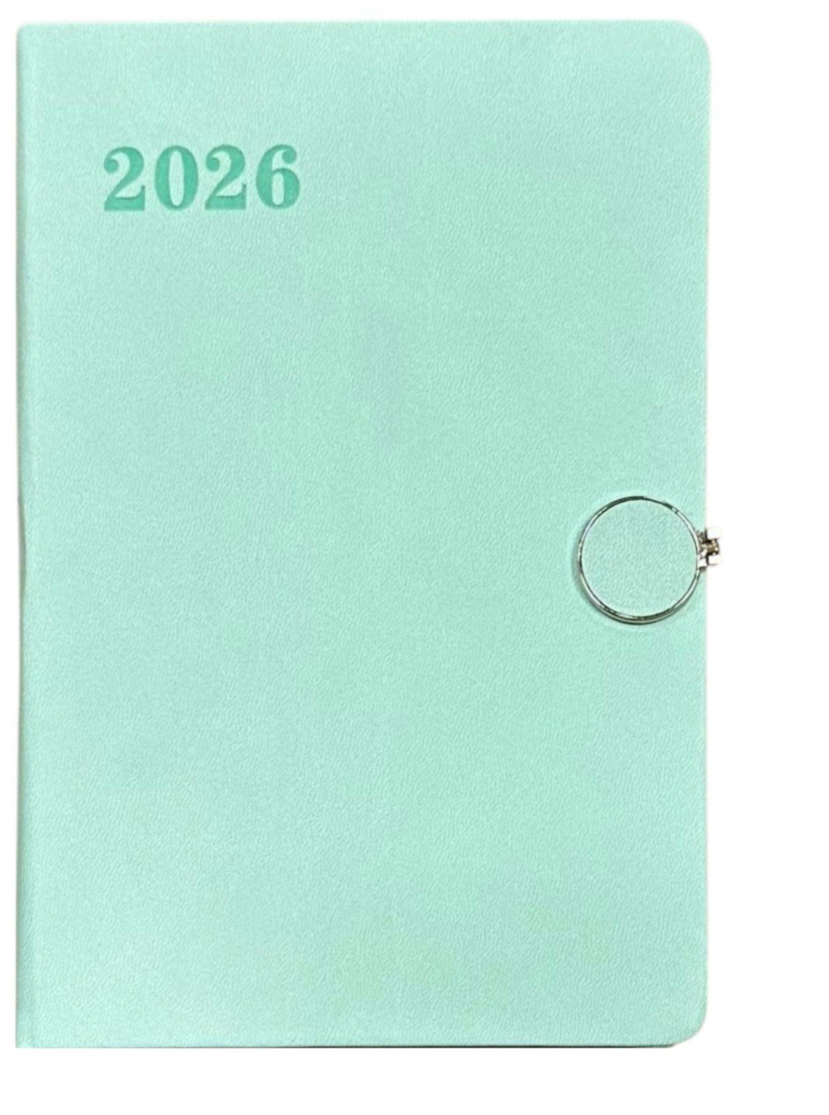 2026 Diary A5 Day to Page Full Year Planner Luxury PU Soft Cover Buckle Closure