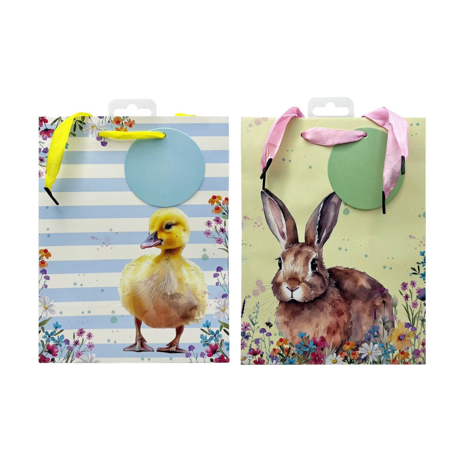 4 x Large Easter Eggs Luxury Present Gift Bags Easter Egg Gift Bag with Tag