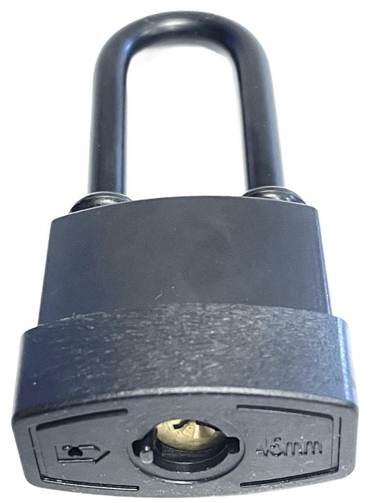 45MM Long Shackle HEAVY DUTY WATERPROOF STEEL OUTDOOR SECURITY PADLOCK LOCK 2Key