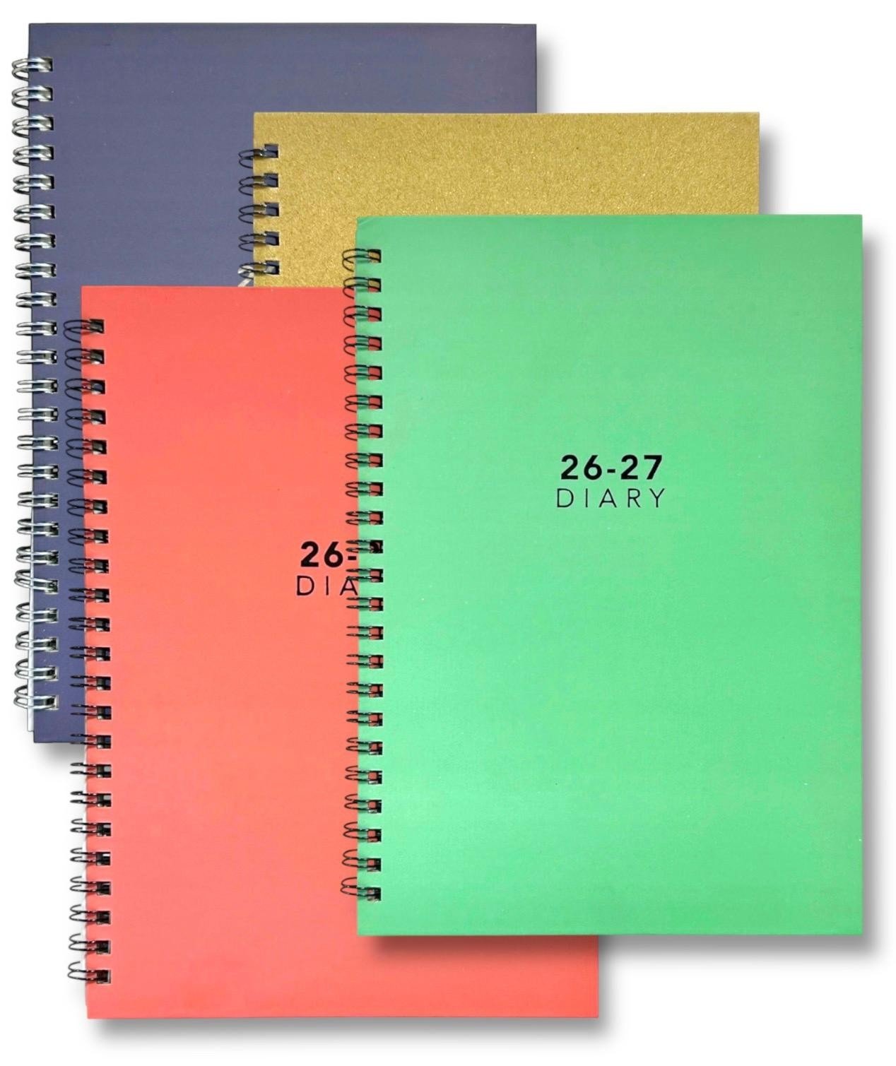 2026-2027 A5 Size Academic Mid Year Week to View Student Teacher Diary Planner