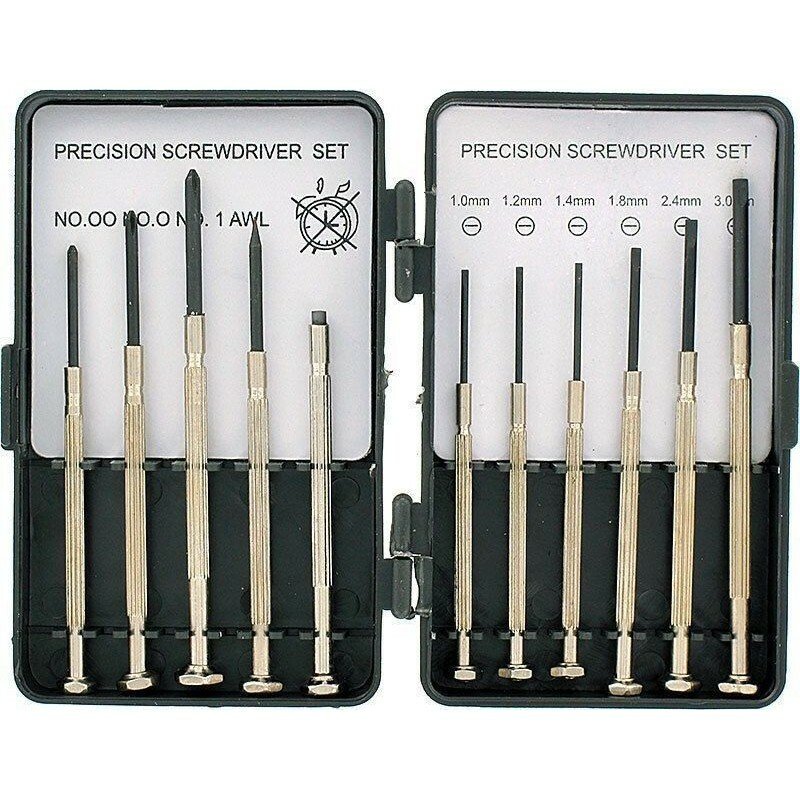 11Pcs Mini Screwdriver Set Precision Tool Kit For Watch Jewelry Glasses Repairs