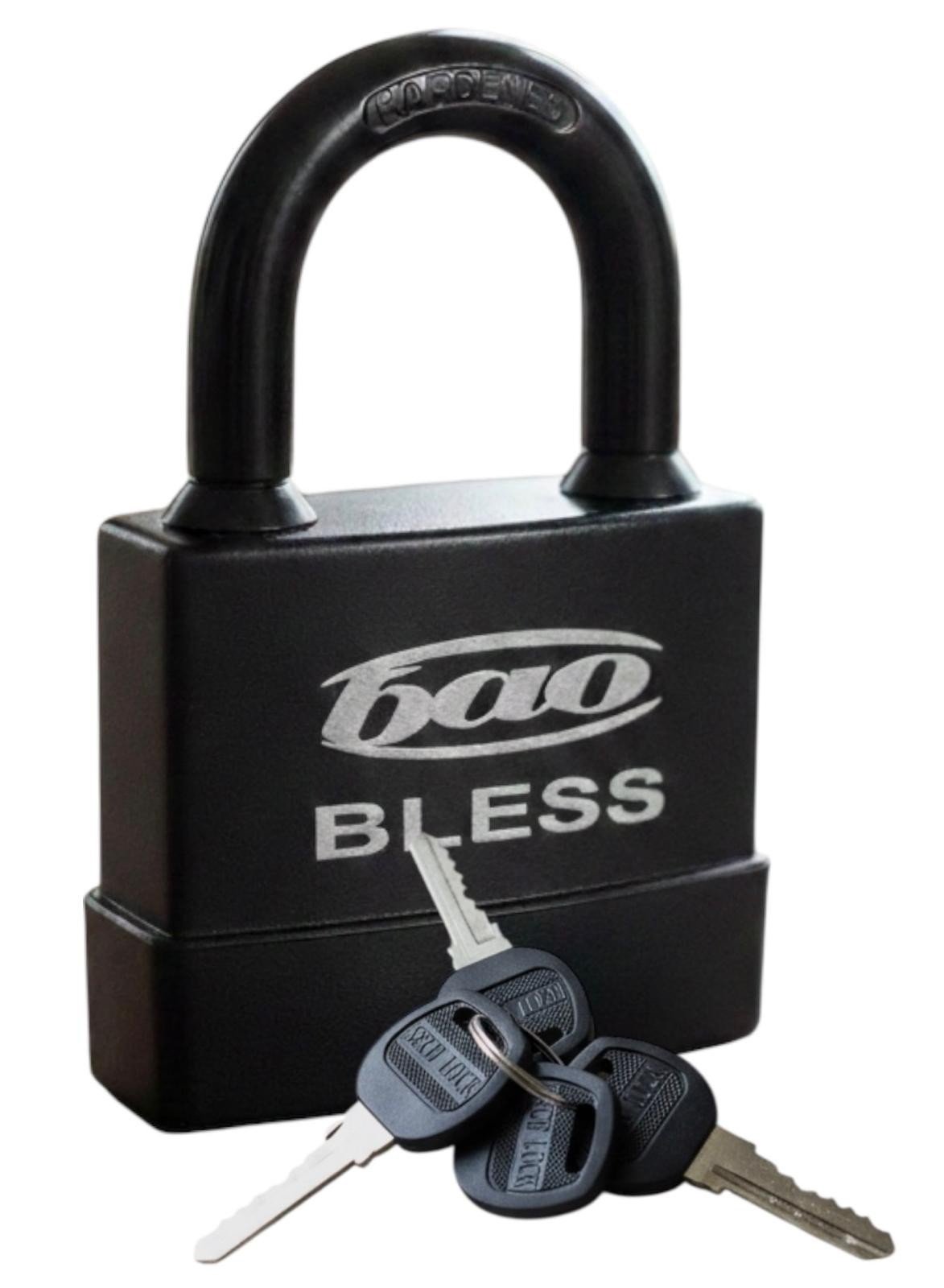 Heavy Duty Padlock Short Shackle 70mm Waterproof 4 keys Security Outdoor Shed
