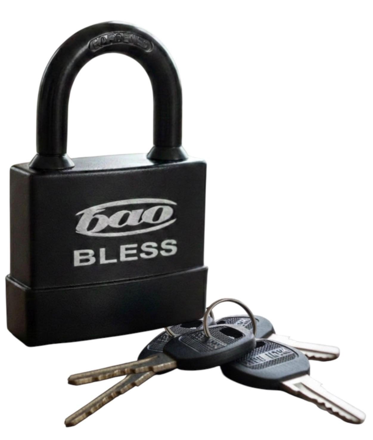 Heavy Duty Padlock Short Shackle 70mm Waterproof 4 keys Security Outdoor Shed