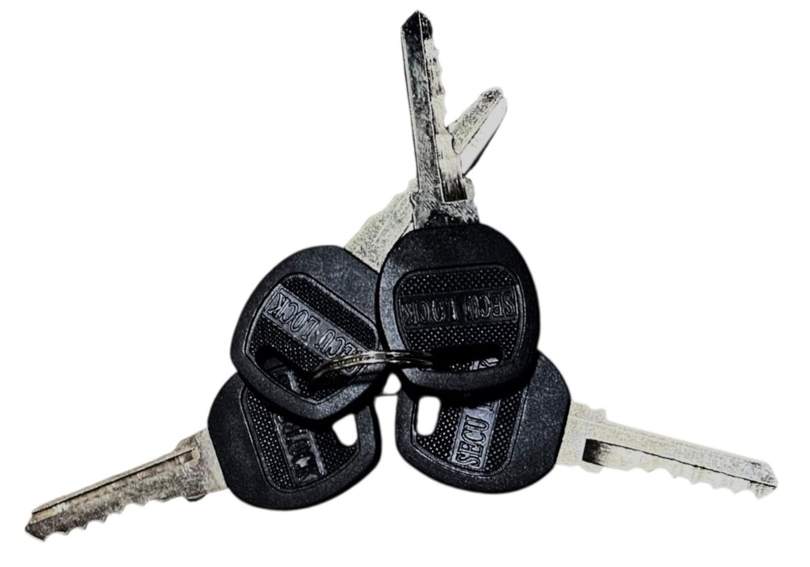 Heavy Duty Padlock Short Shackle 70mm Waterproof 4 keys Security Outdoor Shed