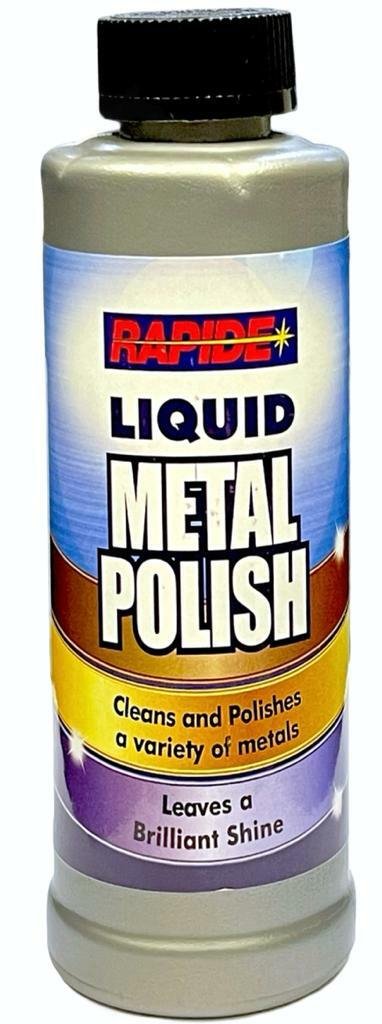 3 x Rapide Liquid Metal Polish For Brass Copper Stainless Steel & Pewter - 250ml