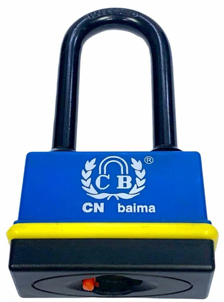 Heavy Duty Padlock Long Shackle 40-60mm Waterproof 3 keys Security Outdoor Shed