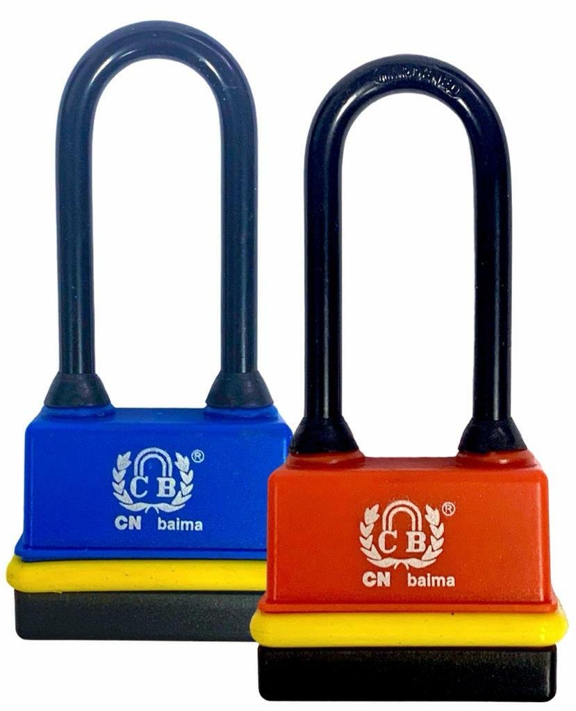 Heavy Duty Padlock Long Shackle 40-60mm Waterproof 3 keys Security Outdoor Shed