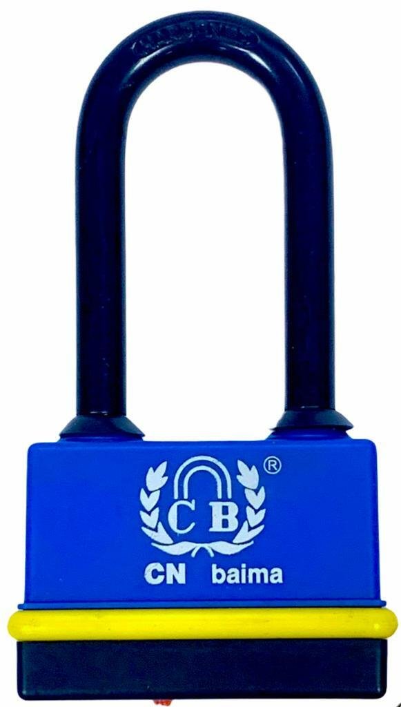 Heavy Duty Padlock Long Shackle 40-60mm Waterproof 3 keys Security Outdoor Shed