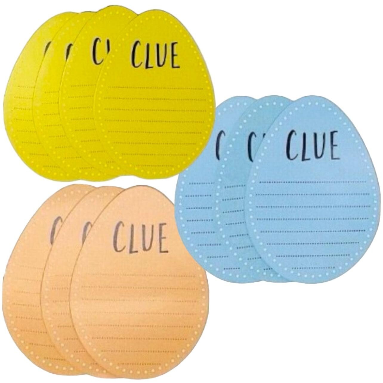 Easter Egg Hunt Kit 5 Signs, 20 Bunny Feet & 10 Clue Eggs Decorations Kids Fun