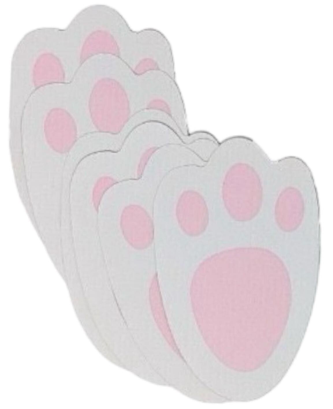 Easter Egg Hunt Kit 5 Signs, 20 Bunny Feet & 10 Clue Eggs Decorations Kids Fun