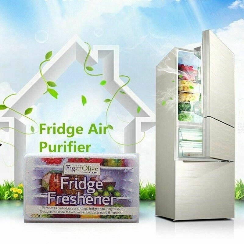 2 FRIDGE FRESHENER Deodoriser Kitchen Air Remove Smell Eliminate Odour RY1723 UK