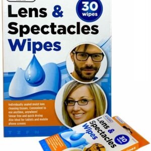 30 PCS GLASSES SPECTACLE OPTICAL GLASS LENS MONITOR  CLEANER WIPES SMEAR