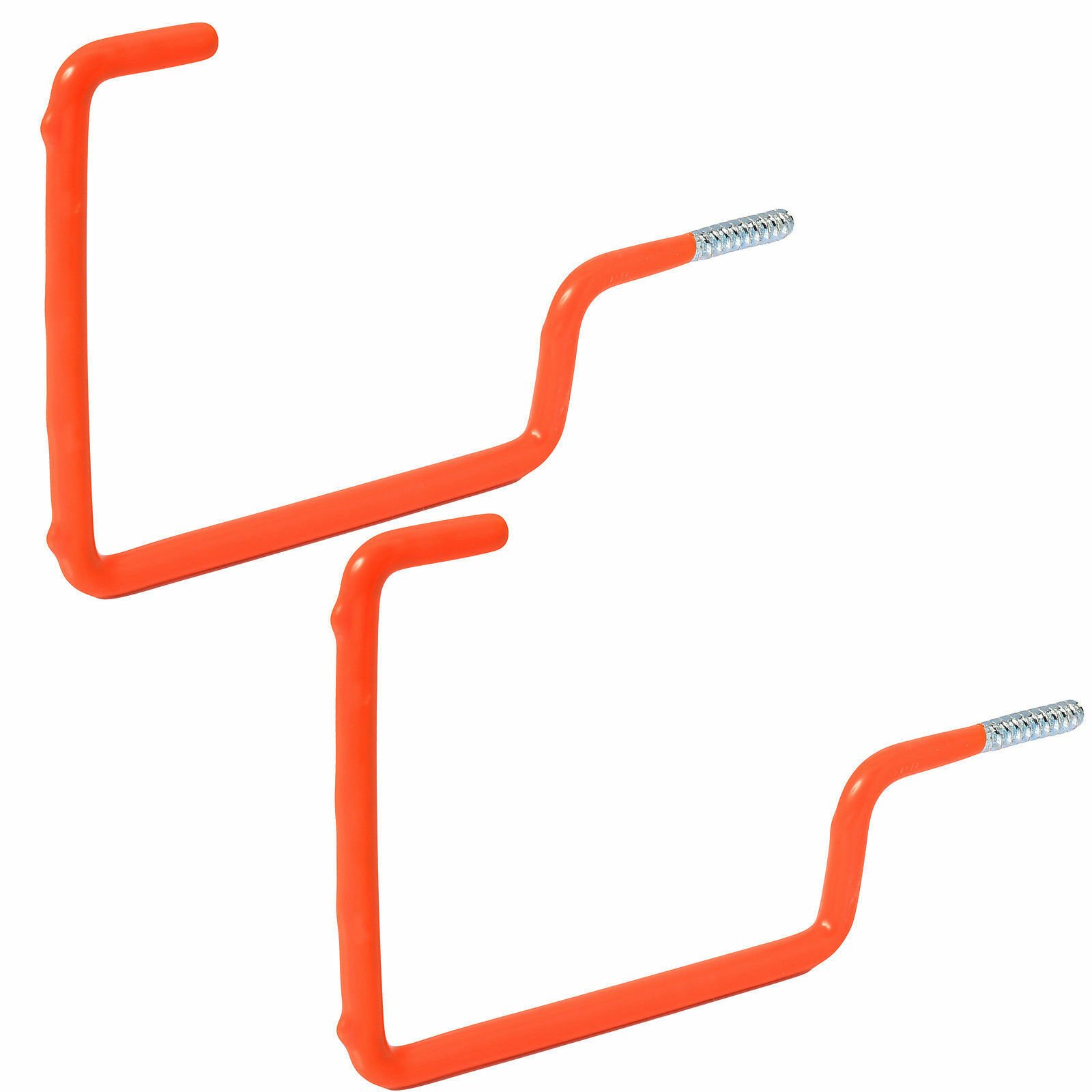 2 x SCREW IN LARGE STORAGE HOOKS SHED GARAGE CEILING WALL MOUNTING WORKSHOP