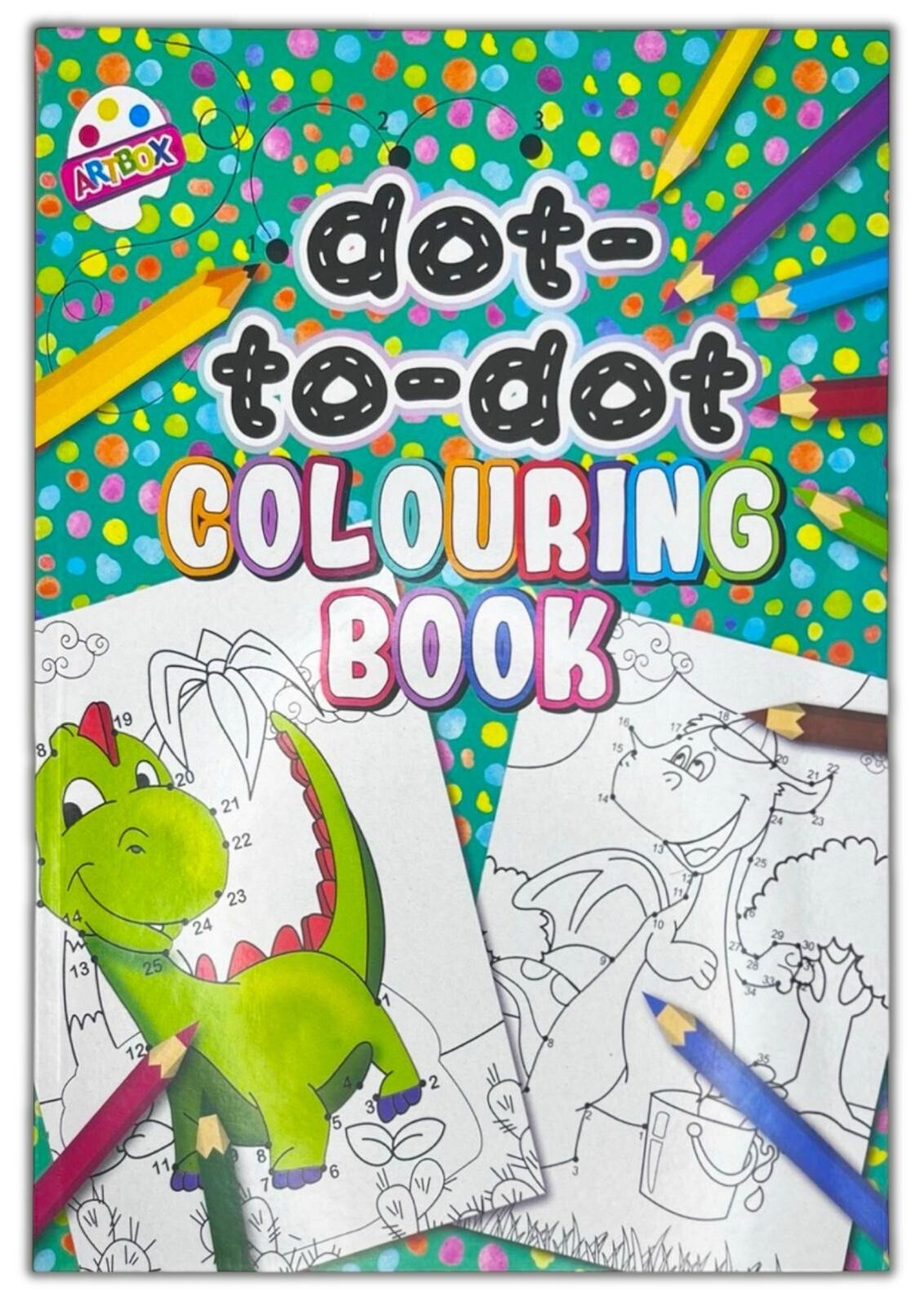 2 PCK Superior Dot To Dot Book - Kids Children Activity Books Draw Create Crafts