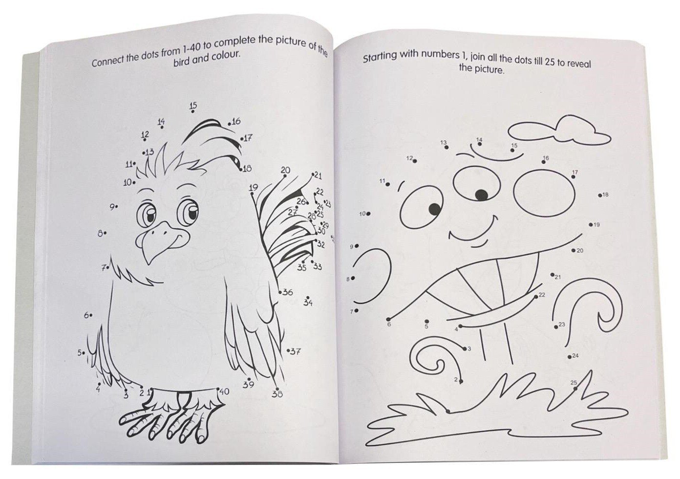 2 PCK Superior Dot To Dot Book - Kids Children Activity Books Draw Create Crafts