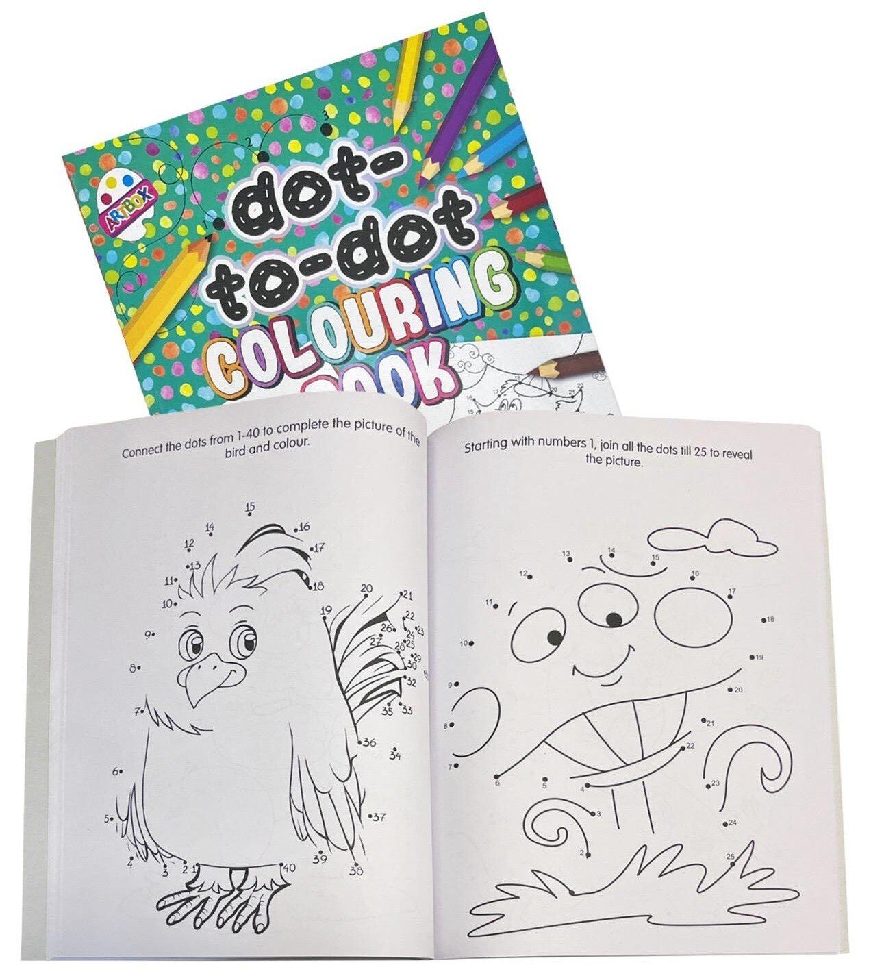 2 PCK Superior Dot To Dot Book - Kids Children Activity Books Draw Create Crafts