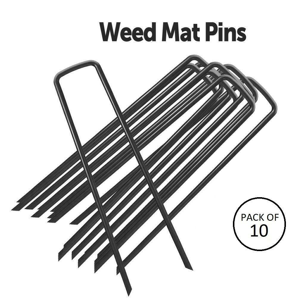 Weed Fabric Galvanised Staples Garden Turf Pins Securing Pegs U Artificial Grass