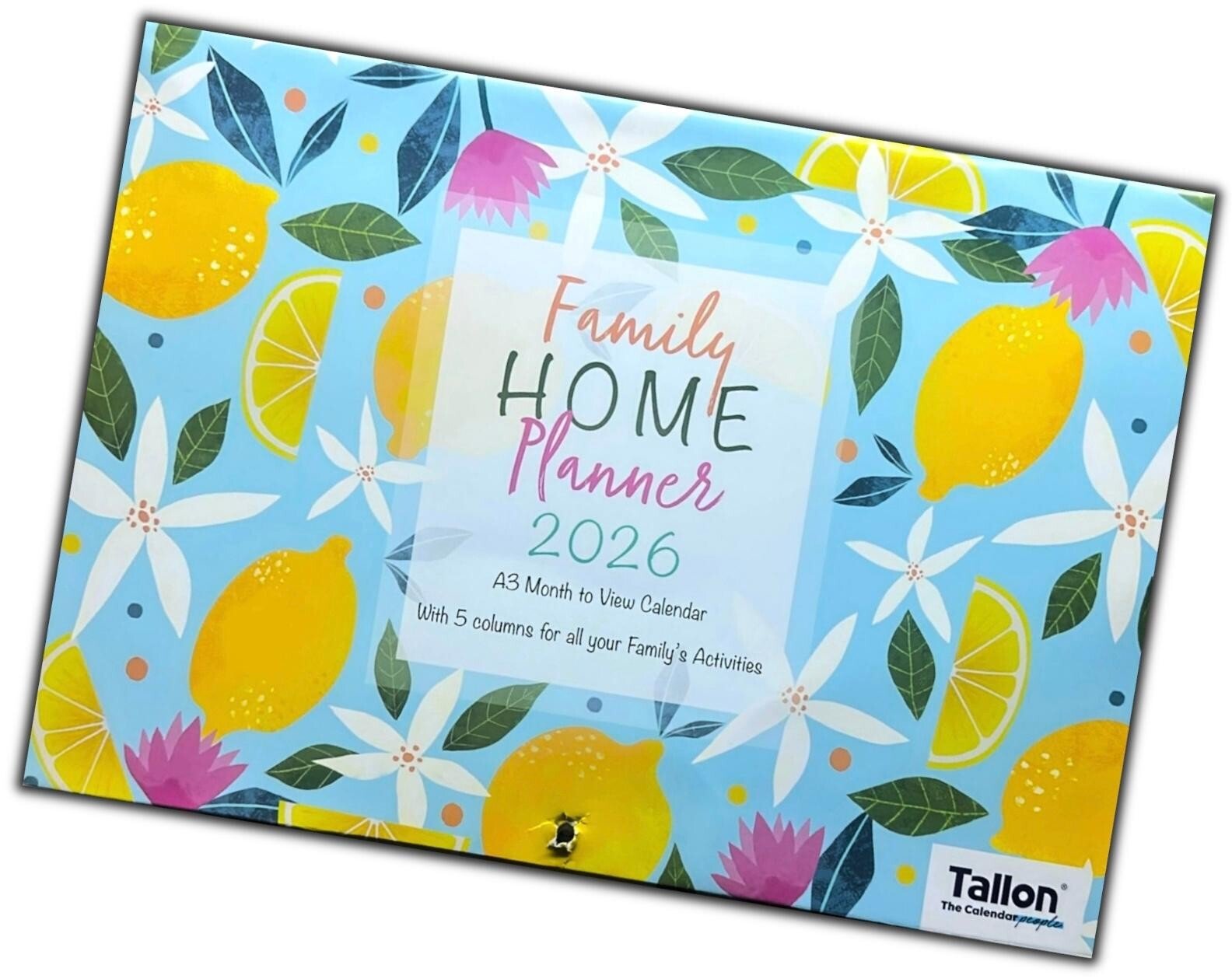 2026 Family Calendar A3 Folded Planner 5 Column One Month To View Organiser Home
