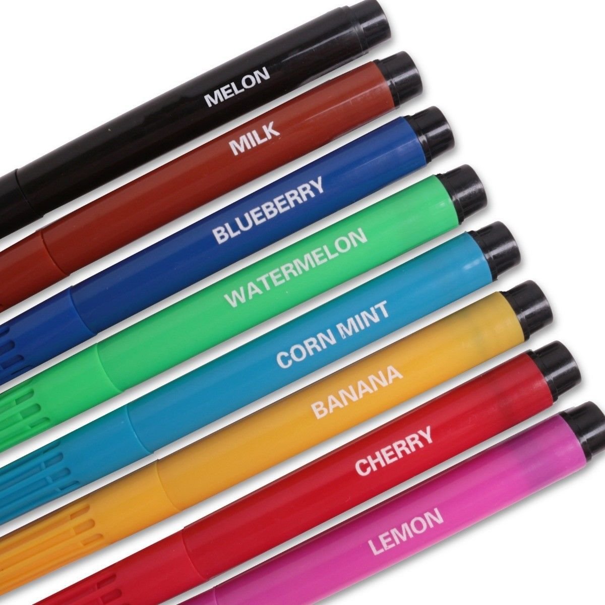 8 SCENTED MARKERS SCENTED FELT TIP PENS SMELL PENS FRUIT SMELLY PENS FRAGRANCE
