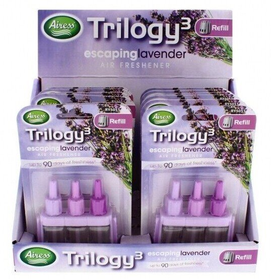 3PK 3VOLUTION PLUG IN AIR FRESHENER REFILLS TRILOGY3 AMBI PUR COMPATIBILITY 20ml