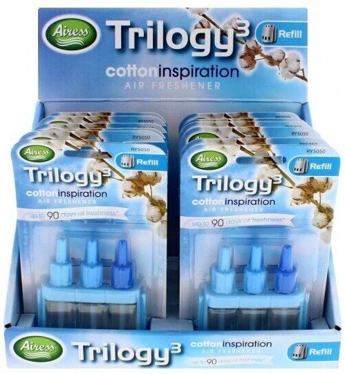3PK 3VOLUTION PLUG IN AIR FRESHENER REFILLS TRILOGY3 AMBI PUR COMPATIBILITY 20ml