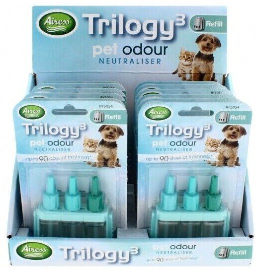 3PK 3VOLUTION PLUG IN AIR FRESHENER REFILLS TRILOGY3 AMBI PUR COMPATIBILITY 20ml
