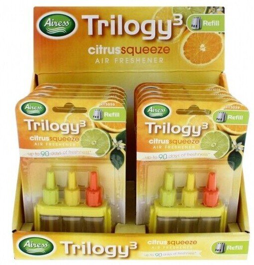 3PK 3VOLUTION PLUG IN AIR FRESHENER REFILLS TRILOGY3 AMBI PUR COMPATIBILITY 20ml