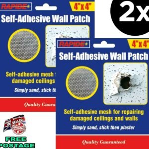 Plasterboard Wall Patch Repairs Damaged Plaster Walls Ceilings Metal Mesh Gauze