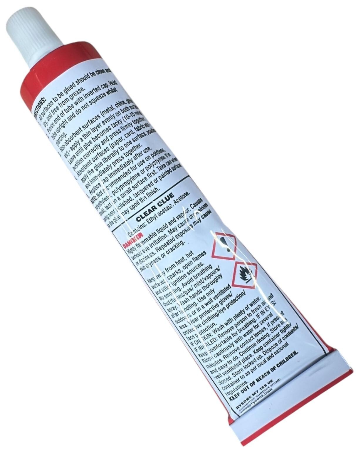2 Pack Multi Purpose Quick Drying STRONG CLEAR ADHESIVE Versatile Glue Tube 58g