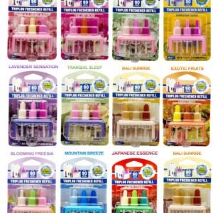 6 x PLUG IN 3VOLUTION REFILLS FOR AMBI PUR MACHINE REFILLS AIR FRESHENER REFILLS
