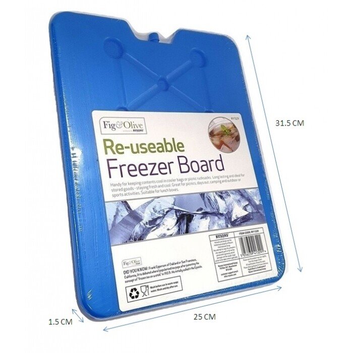 3 x Large 800g Ice Pack Cool Box Bag Freezer Block Travel Camp Picnic Reusable
