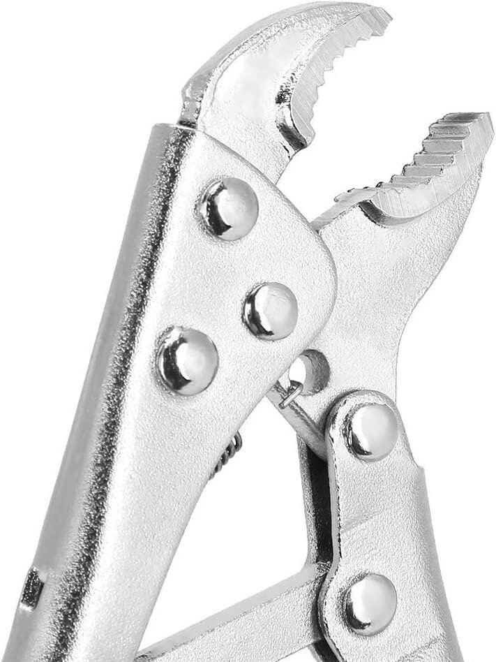 2pc Mini Locking Long Nose Mole Vice Welding Grip Clasp Small Adjustable Pliers