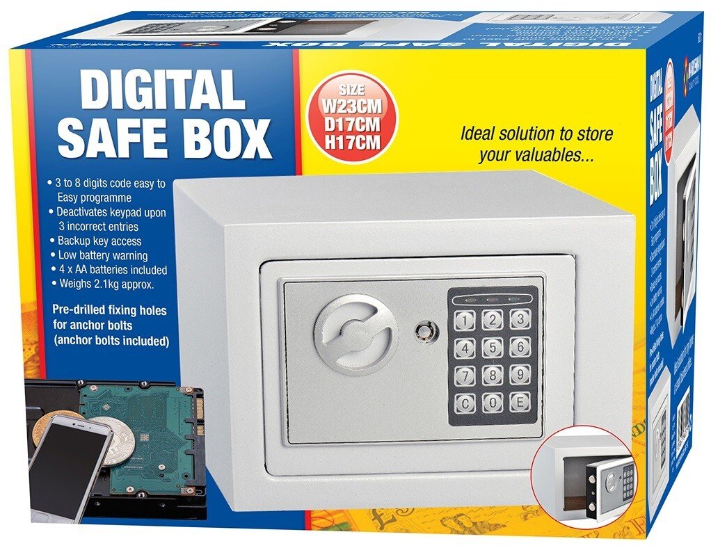 Secure Digital Steel Safe High Security Electronic Home Office Money Safety Box