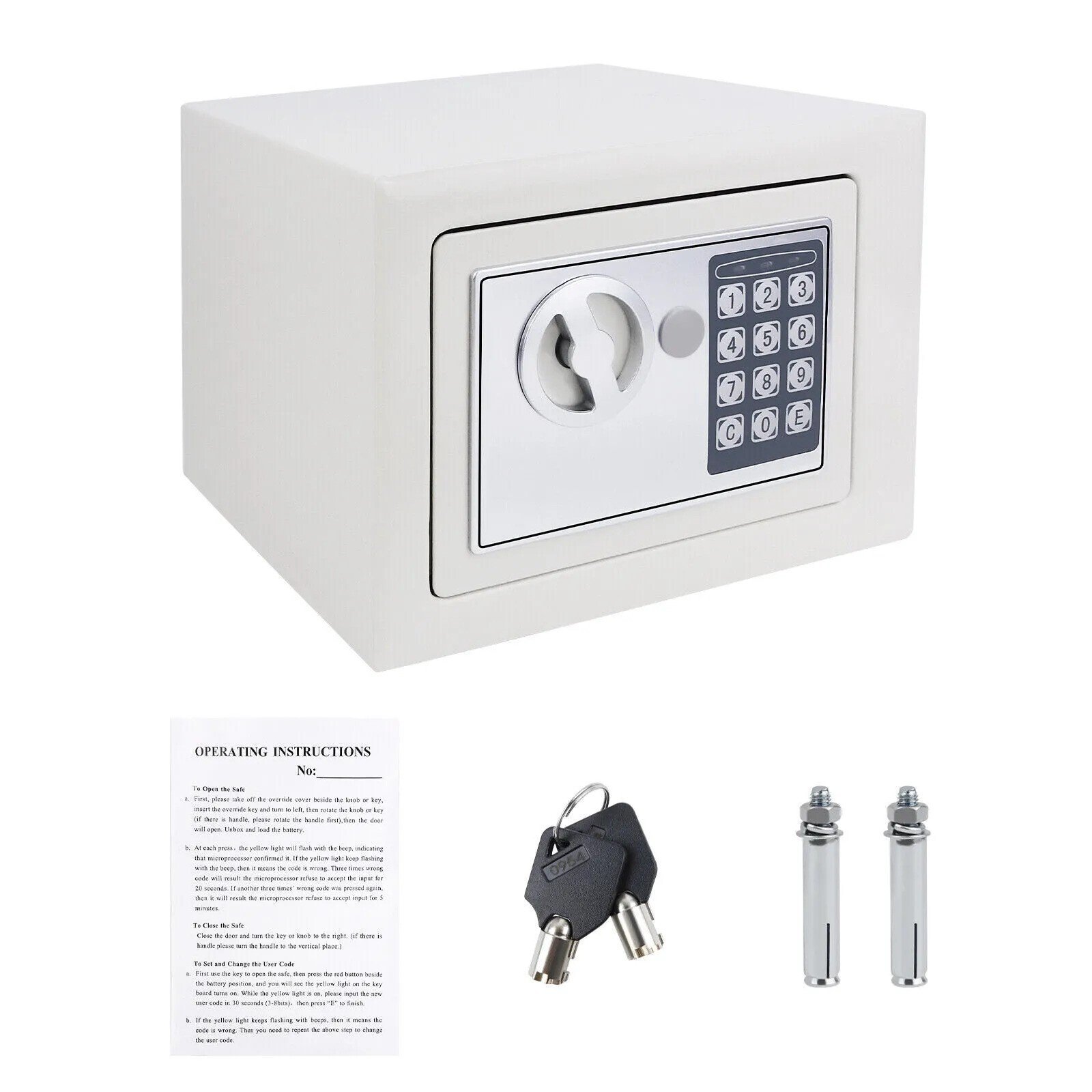 Secure Digital Steel Safe High Security Electronic Home Office Money Safety Box
