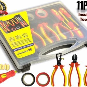 11PCS Electricians Screwdriver Set Electrical Fully Insulated Tool w/ Kit Case