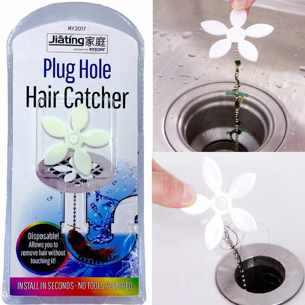 NEW Plug Strainer Hair Catcher for Shower Drains, Bath Basin Plug Hole Strainer