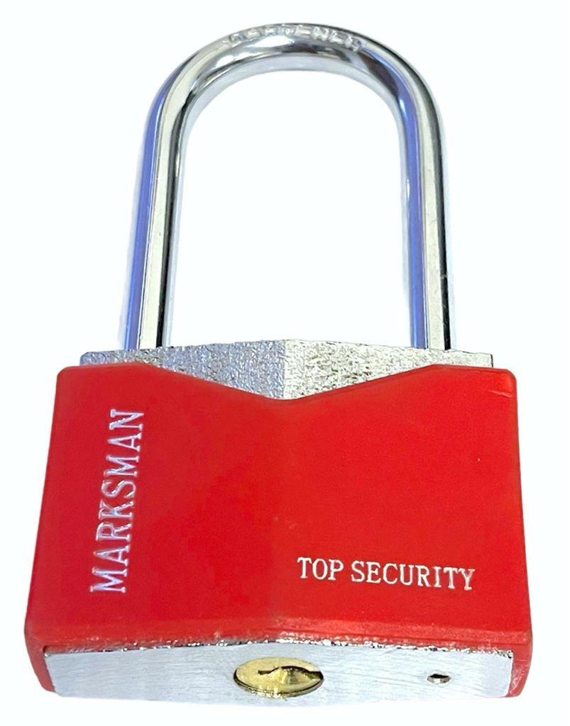 Heavy Duty Extra Long Shackle Padlock 50mm. Hardened Steel Security Padlocks